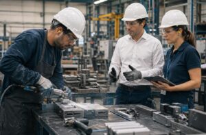 Analyse ergonomique d’un poste de finition-meulage exposé aux vibrations en environnement industriel.